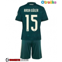 Otroške Nogometnih dresov Real Madrid Arda Guler #15 Gostujoči 2026-27 Kratki rokavi (+ hlače)